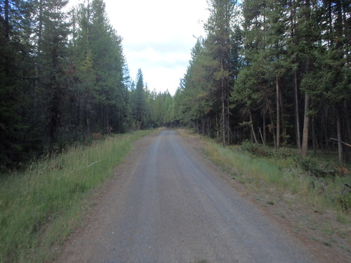 GDMBR: Southwest bound (approaching Richmond Peak, MT).